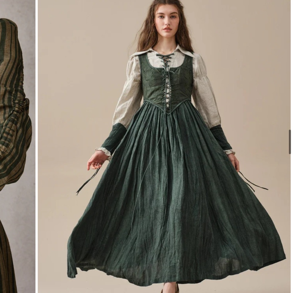 Elegant Green Maxi Dress